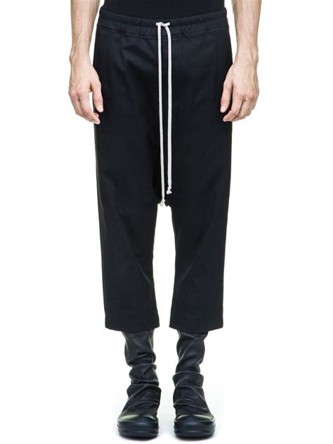 rick owens pants replica|rick owens stonewash cropped pants.